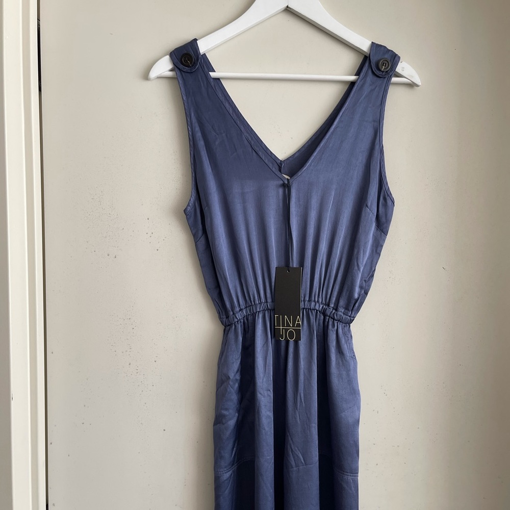 Tina + Jo Tab Top Jumpsuit Nwot - image 3